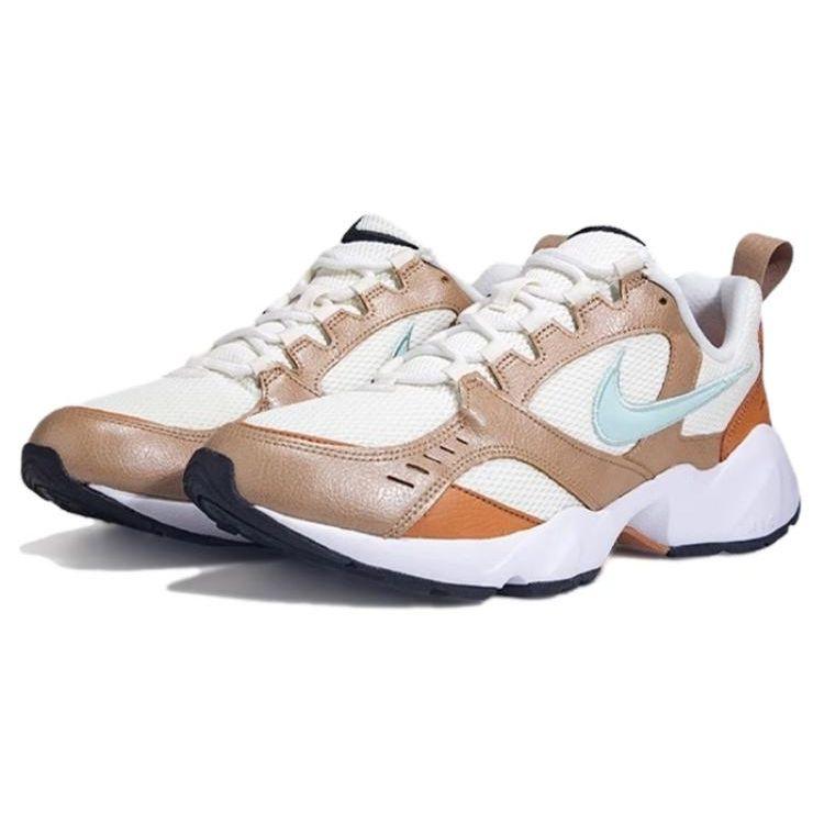 Nike Air Heights Retro Comfortable Versatile Cushioning Low-Top Casual Running Shoes Men Sneaker Brown White Orange FQ6857-131
