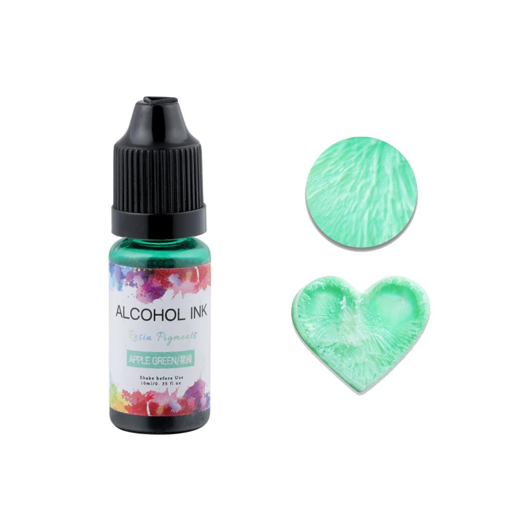 10ml Epoxy Resin Diffusion Pigment Resin Pigment Alcohol Ink Liquid Colorant Dye Diffusion Ink for Epoxy Dyeing Jewelry Making