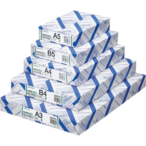 KOKUYO Copy Paper B4 Paper Thickness 0.09mm 500 Sheets PPC Paper Common Paper KB-KW34