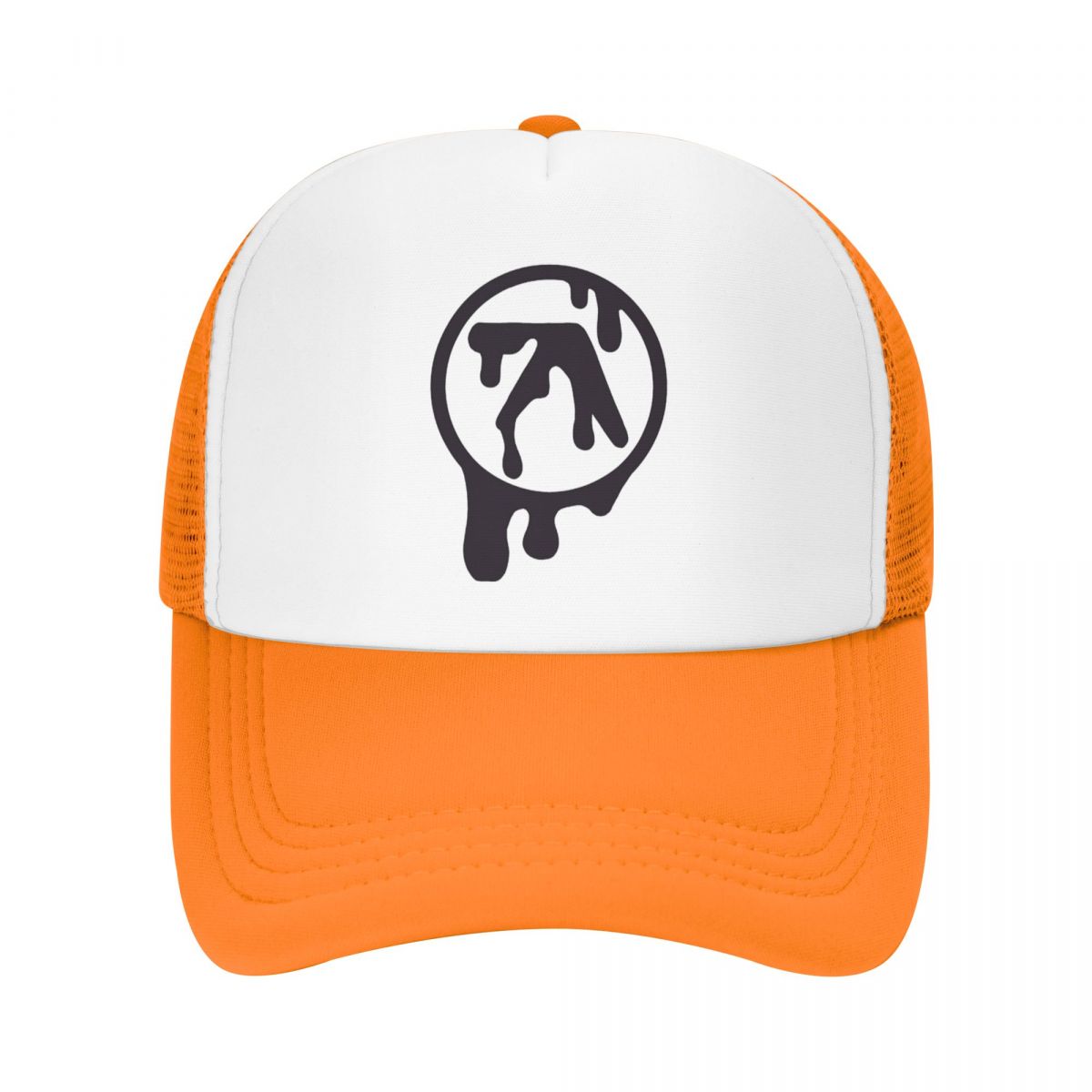 

Melting Aphex Twin Symbol Mesh Baseball Cap Fashion Sun Caps Dad Hat Adjustable Snapback Caps Sun Caps Washable Trucker Hats One Size