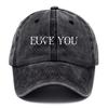 Washed Splicing Alphabet Baseball Cap Printed Logo Fashion Cap Outdoor Sports Sun Hat