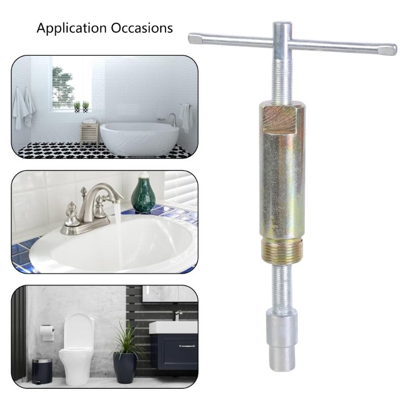 Efficient Ferrule Puller Plumbing Tool for 1/2Inch Compression Fittings, Easily Removes Sleeves Without Pipe Damage