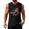 Mens Summer Surf Beach Tank Top Large Size Casual Breathable Sleeveless Top Loose  Print Tank Top Man Shirt