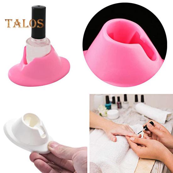 5Pcs Silicone Nail Polish Bottle Holder Anti-Spill Bottle Stand Nail Polish Bottle Stabilizer for Manicure Display Professional Nail Art Tool