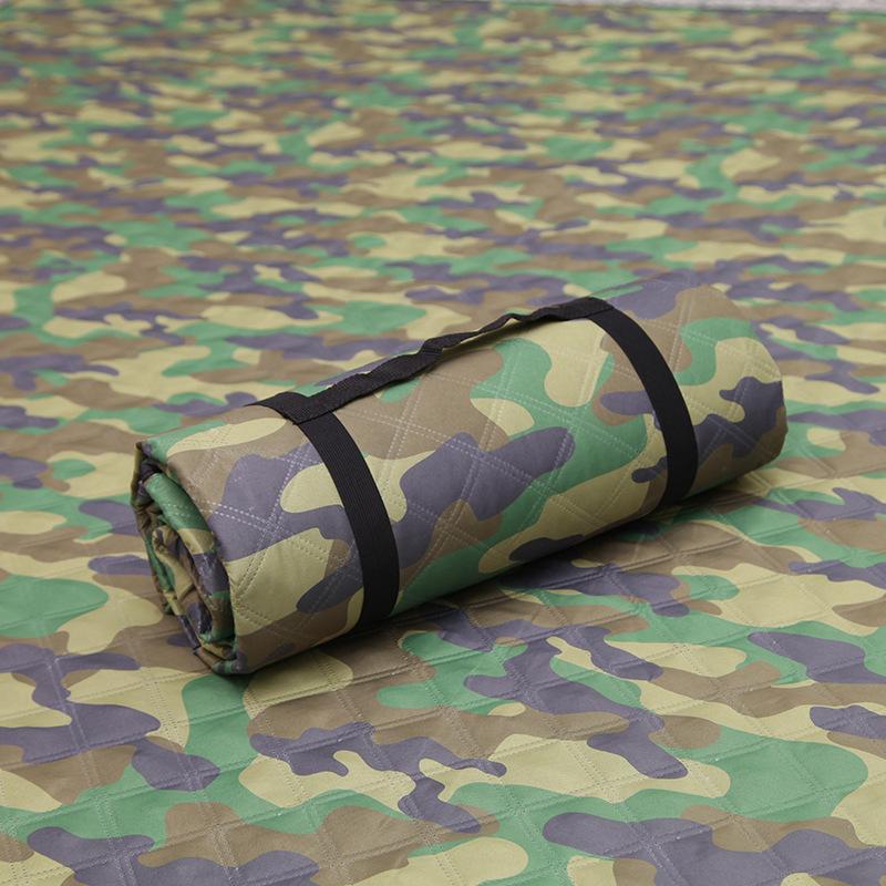 Outdoor Camping Ground Mat Picnic Mat Retro Beach Mat Waterproof Thickened White Picnic Cloth Machine Wash Moisture-proof Pad