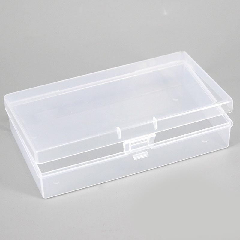 New Stationery Stickers Plastic Storage Box Organizer Transparent Desktop Storage Container Plastic Art Tool Case for Craft