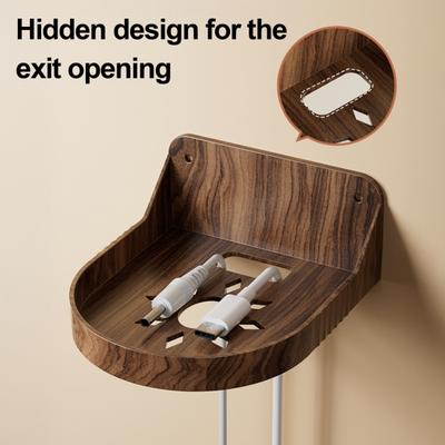 Yousheng Überwachungskamera Wandhalterung Klebstoff Babyphone Wand Schweberegal Schlafzimmer Küche Wohnzimmer Innenkamera Router Aufbewahrung Halterung Ständer