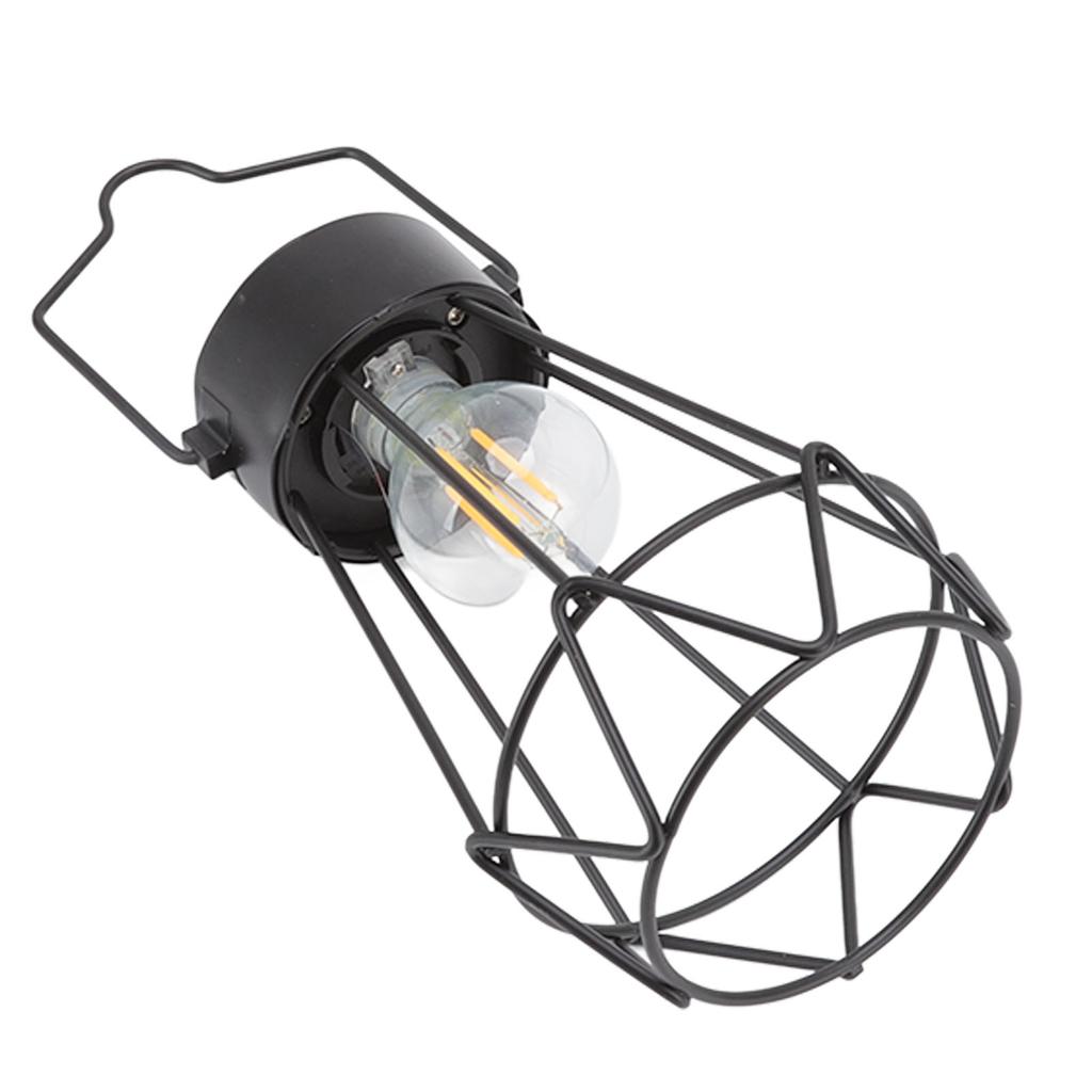 Handheld Solar Lanterns LED Vintage Lampshade Hanging Design Portable Camping Lantern for Kitchen