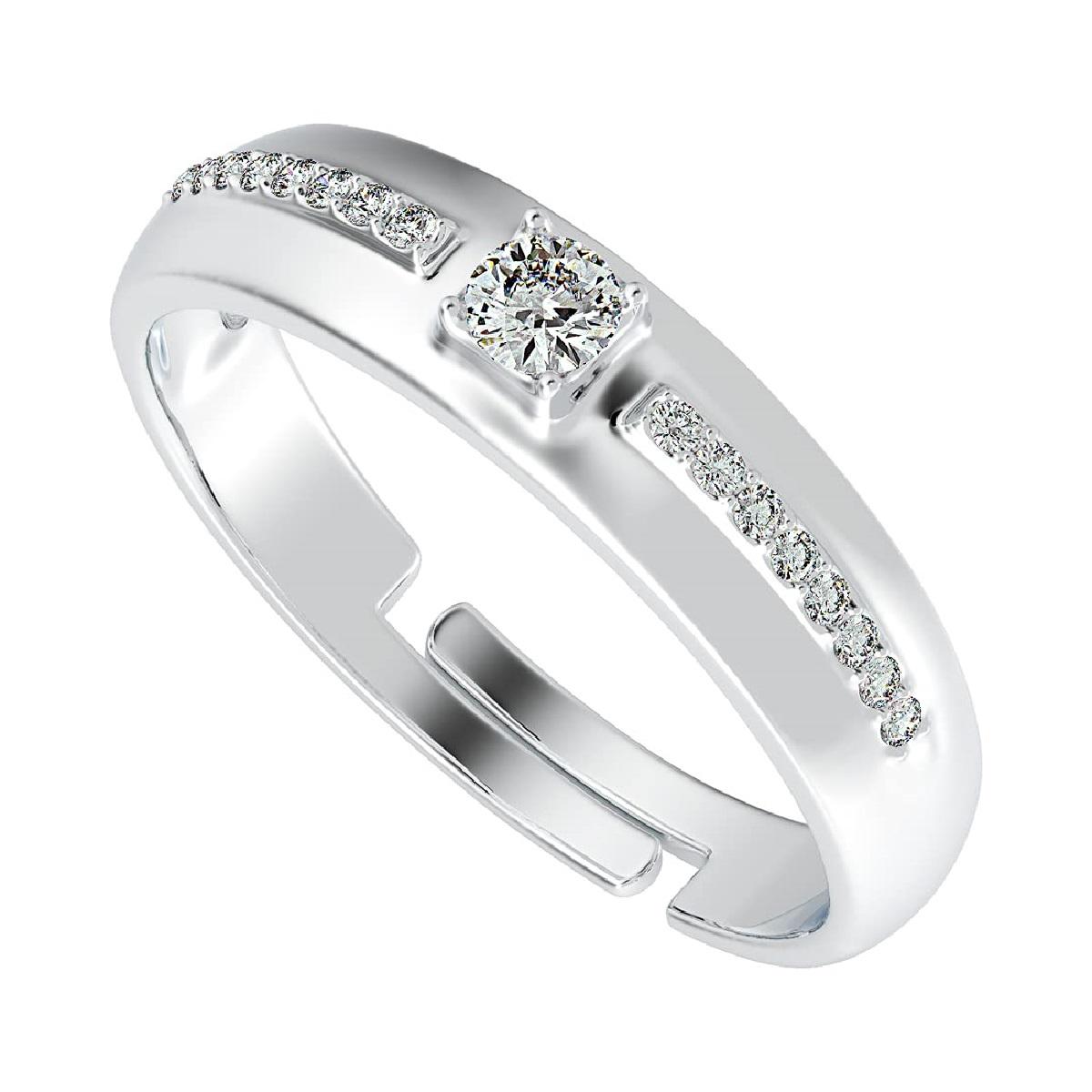 

Pure Real 925 Sterling Silver Регулируемое кольцо в подарок для женщин и девочек