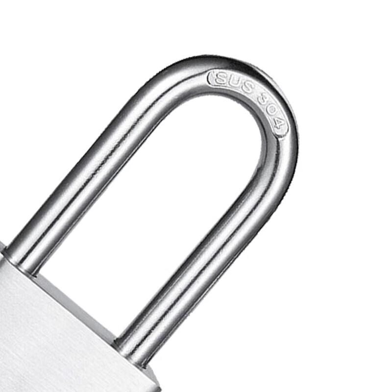 Sushu 304 Stainless Steel Long Shackle Padlock