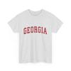 Georgia GA Vintage Athletic Sports Design Red Style T-Shirt