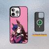 Jolie coque de téléphone Derby U-Uma Musume pour iPhone 17,16,15,14,13,12,11 Plus,Pro Max Housse de chargement sans fil magnétique