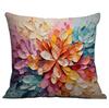 New Flower Pillowcase Imitating Three-dimensional Oil Painting Style Creative Floral Home Living Room Sofa Cushion Pillowcase