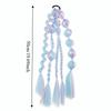 Multi-Color Lantern Bubble Twist Braid Long Gradient Hair Wrap  Music Festival