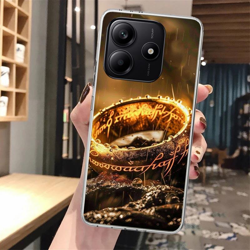 The L-Lord of The R-Rings Soft Phone Case For Xiaomi Redmi Note 14 14S 13 12S 12 11S 11 11E Pro Plus 11T 10S 10 9S 5G Pattern Co