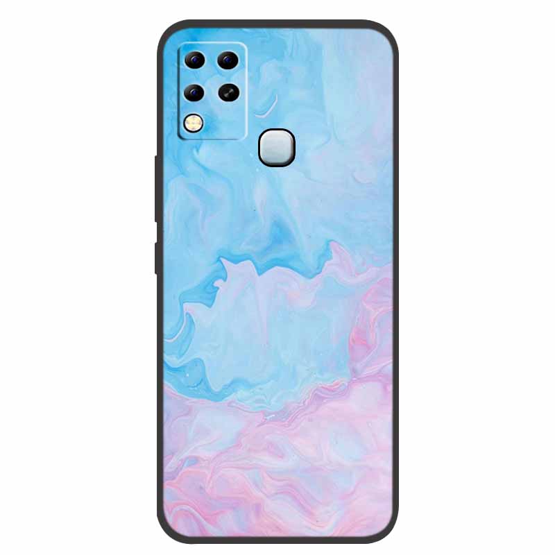 For Infinix Hot 11 G37 Case X689F Marble Silicone Protective TPU Soft Back Cover for Infinix Hot11 G37 128GB Funda Cartoon Coque