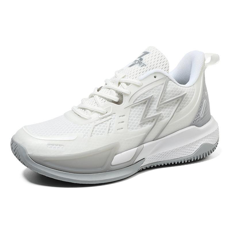 Basketball Shoes Men's and Women's Mesh Breathable Non-slip Wear-resistant Shock Absorption Actual Combat Lightweight Soft Sole Student Fluorescent