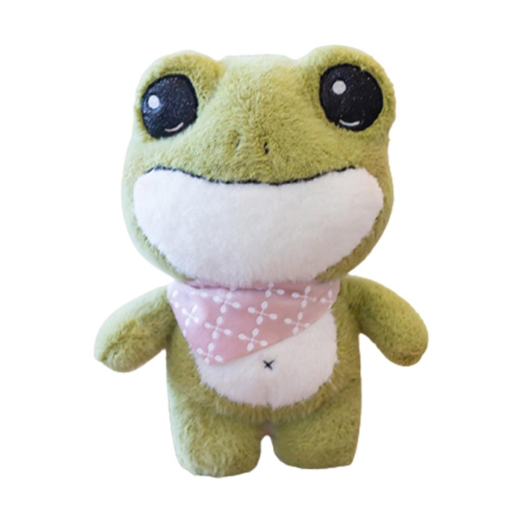 Plush Frog Stuffed Doll Soft Throw Pillow Decorations Children Kids Birthday Present Gifts