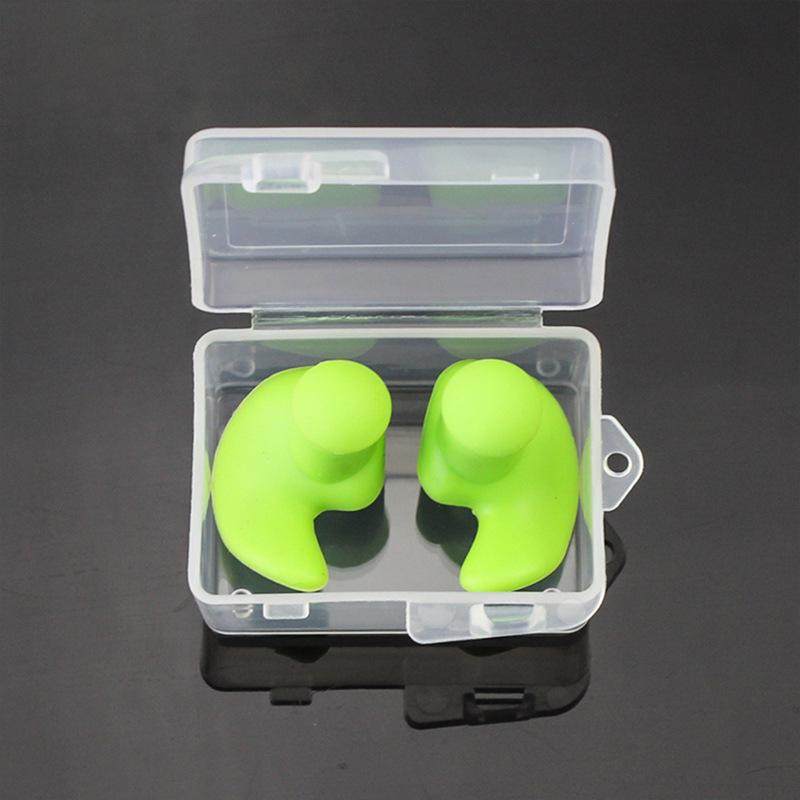 Silikon Schwimm-Ohrstöpsel & Nasenklammern Set - Unisex Lärmreduzierende Schallisolierte Ohrstöpsel für das Training