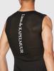 Lion de Capelmuur Sleeveless Polypropylene Size Jersey, 100% Fabric, Moisture-Wicking, Quick-Drying, Stretch, Black, S-M