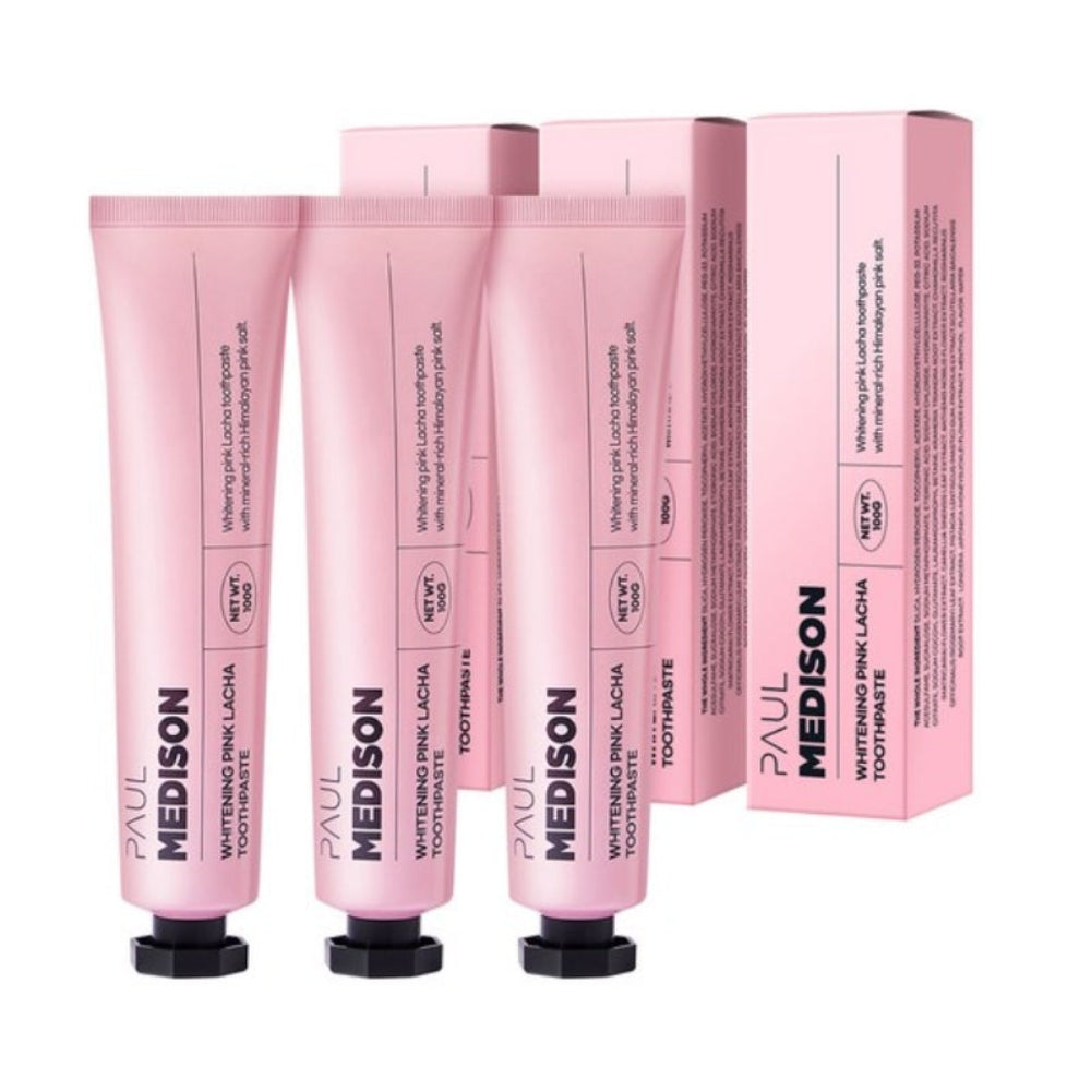

Paul Medison Отбеливающая розовая зубная паста Lacha 100 г*3 шт./5 шт. 3Pcs