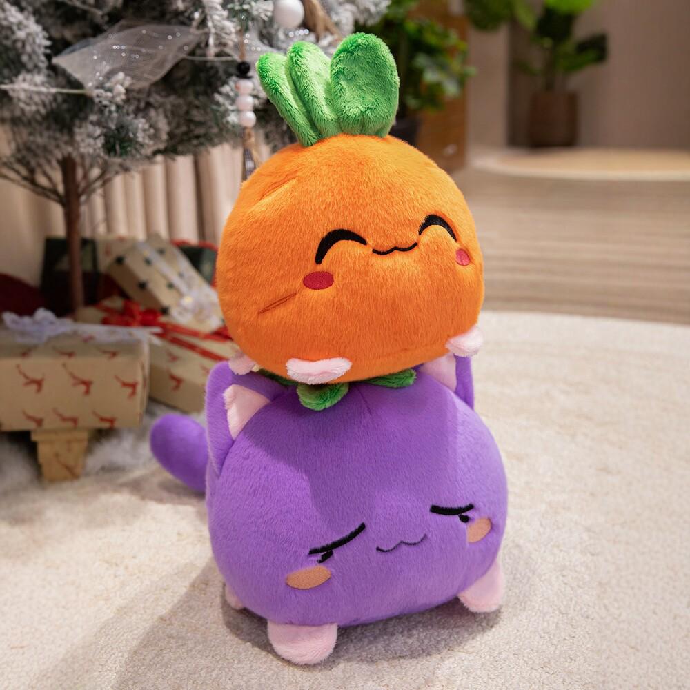 Strawberry Cat Plush Doll - Cute Christmas Gift for Kids & Couples