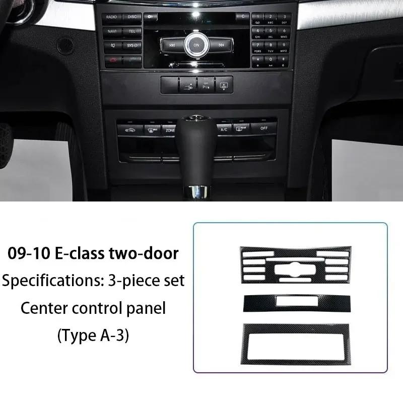 Kohlefaser Mittelkonsole Schalthebel Panel Abdeckung Für Mercedes Benz E-Klasse W212 W207 Coupe E260 E350 Armlehnenbox Dekoration