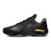 Li Ning Thunder Series Thunder CL Fabric High Resilience Non-Slip Wear-Resistant Low-Top Badminton Shoes Unisex Shoes Black AYAS034-1