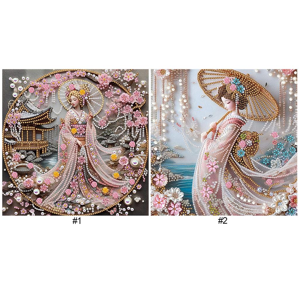 Schönheit Speziell Geformte 5D DIY Teilbohrer Diamantpunkte Malereien für Erwachsene Heimwanddekoration Diamanten Malereien Edelstein Kunst 30x30cm