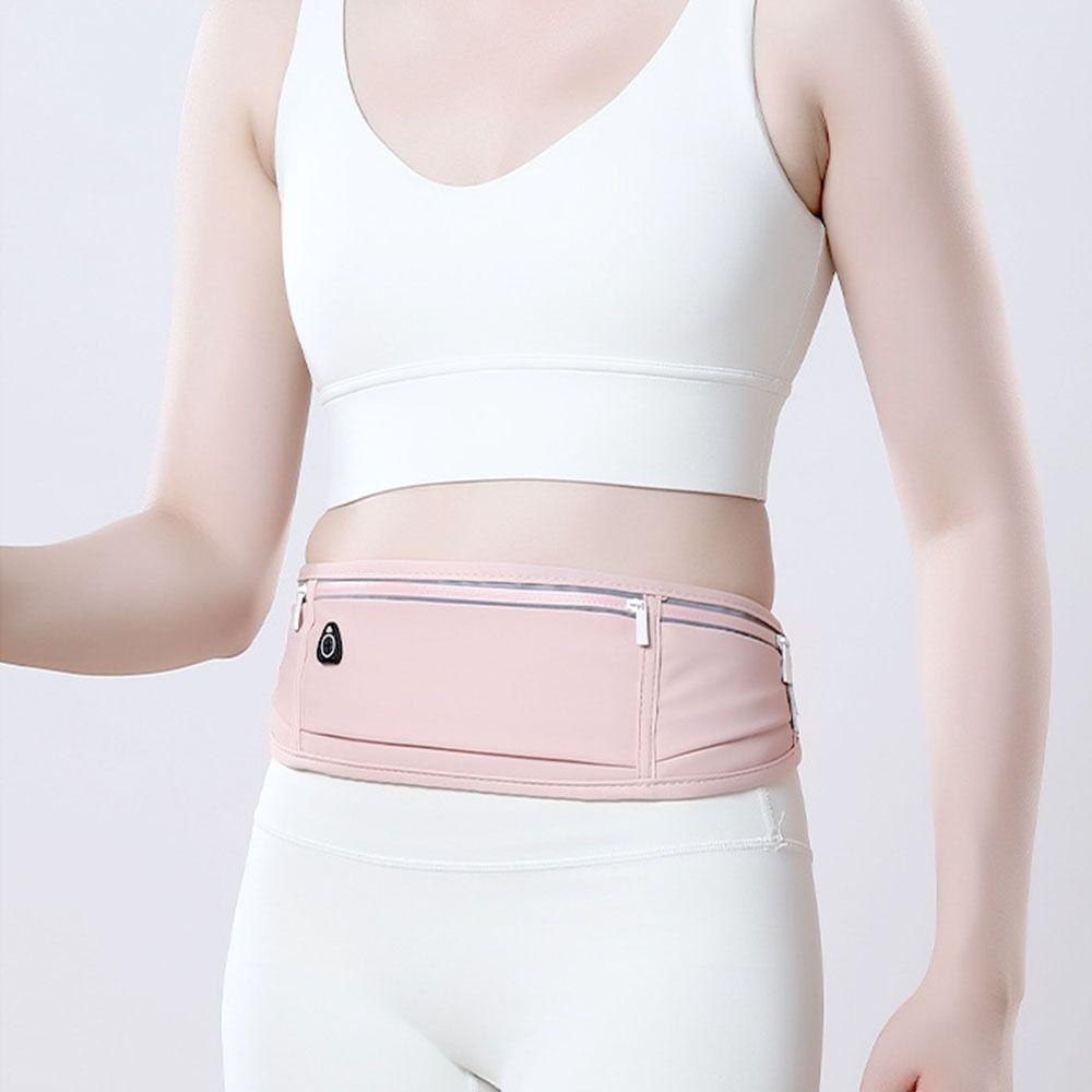 Invisible Running Waist Bag Breathable Waist Pack Multi-function Sports Belt Bag  Women