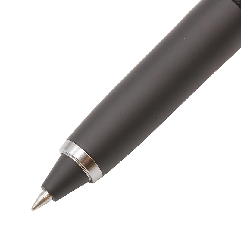 Uni-ball Zent Signature Model Retractable 3-Color Ballpoint Pen, 0.5mm, Medium Black