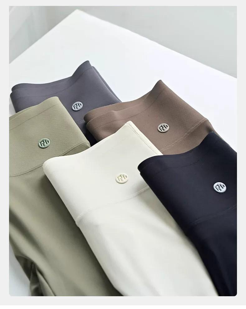 Women's Gray Plus Size Yoga Pants - Thickened Velvet for Spring, Autumn, and Winter