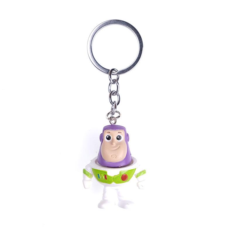 Creative Cartoon Bus Keychain with Dragon, Pig, Horse, Dinosaur Pendants