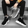 Herrenstiefel Winterschuhe Herrenschuhe Warme Fell Schneestiefel Knöchel Botas Hombre Winterstiefel für Herren Plüsch Winter-Sneaker Mode