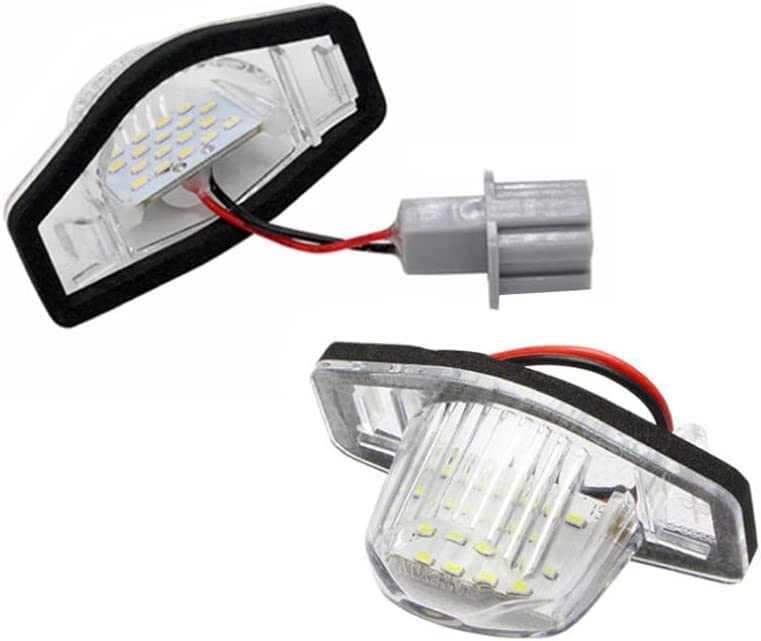Hotimp Honda Honda Honda 18 LED 18 Rounds x 2 License Plate Lights Step
