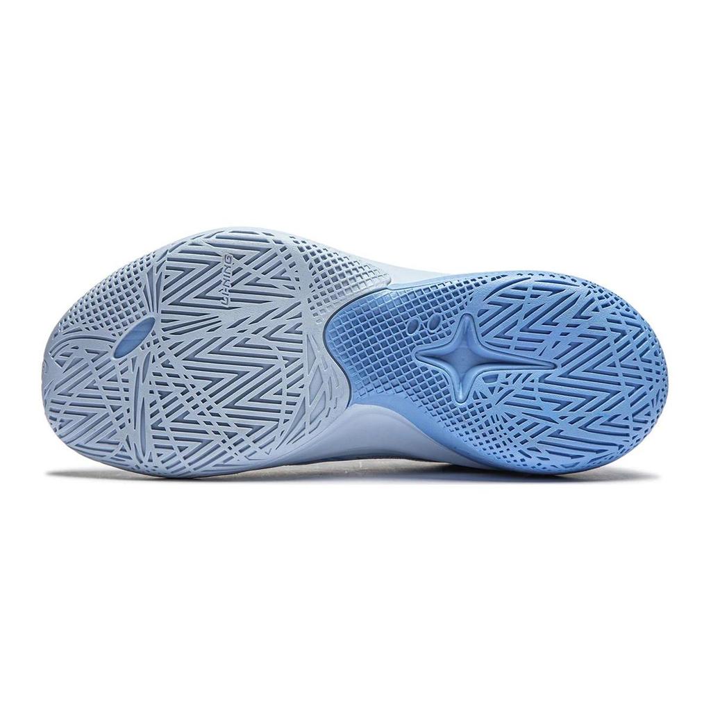Li Ning Sonic 12 Fabric Lace-Up Lightweight Non-Slip Shock Absorbing Wear-Resistant Rebound Breathable Low-Top Basketball Shoes YKBU054-11