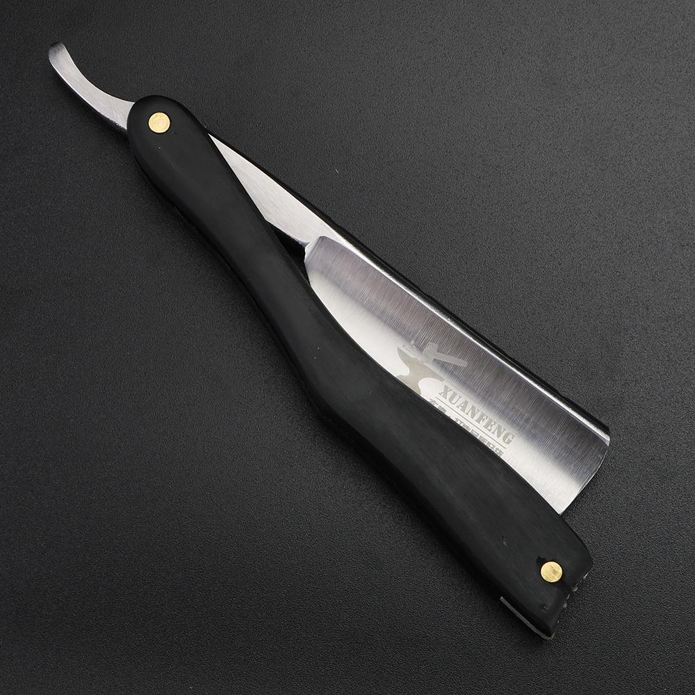 Ebony Men's Razor Folding Razor Hardened Steel High Hardness Sharp Straight Razor