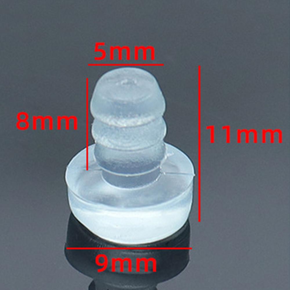 400/300/200/80/40pcs Transparent Rubber Embedded Bumper Furniture Table Chair Leg Feet Bottom Glide Slide Pad Floor Protector