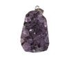 Amethyst Crystal Irregular Shape Pendant Charm Jewelry Accessories