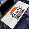 Gulf Racing Art Mouse Pad, Large Gaming Desk Mat, Non-slip XXL Mousepad for Laptop & Tablet, Mini PC Playmat with Stitched Edges