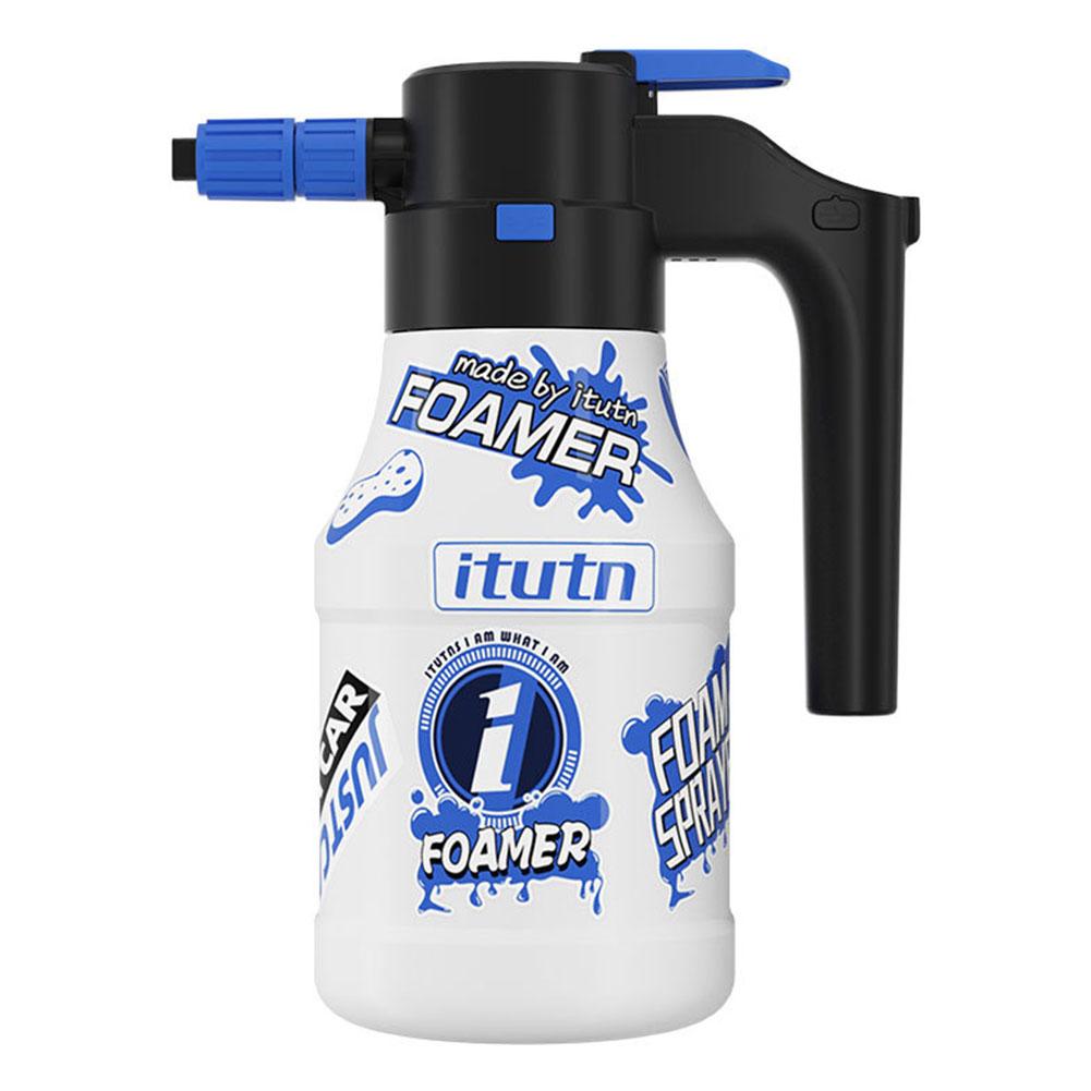 Electric Foam Sprayer 1.5L Car Washing Foam Generator Battery Foam Gun 1h Car Washing Towel Foam Car Washing Foam Spray