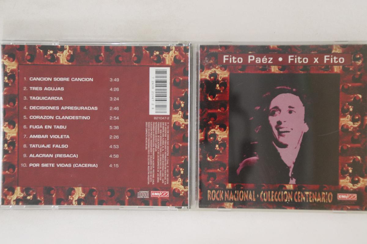 

CD FITO PAEZ - Fito X Fito 8210472 EMI Argentina Rock Used