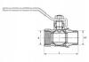Standard-Kugelhahn 1 Wz mit Stopfbuchse Gwxgz
