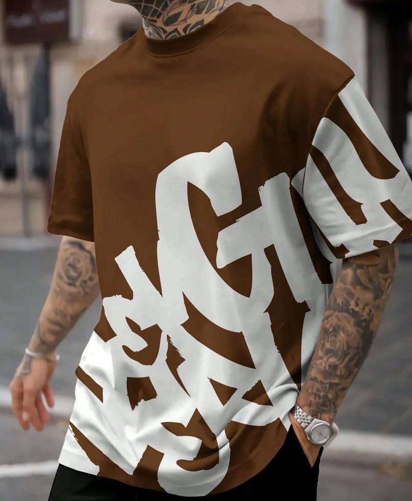 3d Printing Summer Men's Casual Outdoor Short-sleeved T-shirt Retro O-neck Oversized Short Sleeve Tops Clothing Size XXS-6XL