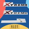 3D Premium XTREME Limited Edition für X treme Waistline Auto Motorhaube Kotflügel Kofferraum Heckklappe Namensschild Aufkleber Emblem Abzeichen Sticker