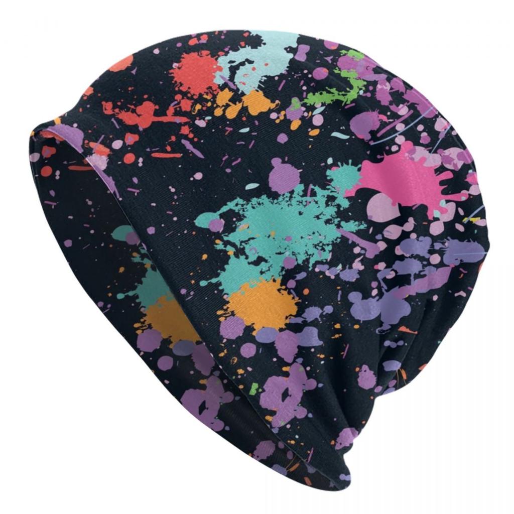 Abstract Street Graffiti Beanie Cap Unisex Winter Warm Bonnet Femme Knitted Hats Colorful Camouflage Skullies Beanies Hat