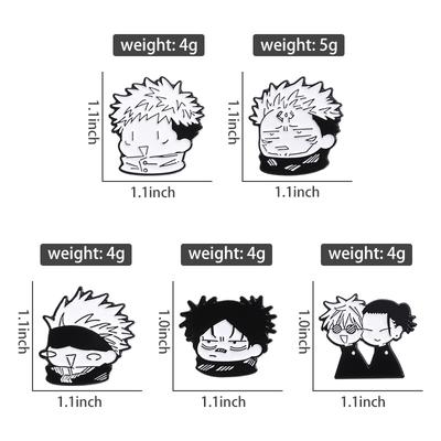 Cartoon Anime Characters Enamel Pins Custom Q Version Avatar Brooches Lapel Badges Funny Jewelry Gift for Friends