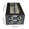 Precise Sound Adjuster Metal Volumes Controller with Sensitive Dials for 6.5mm Jacks Personalize Sound Experience