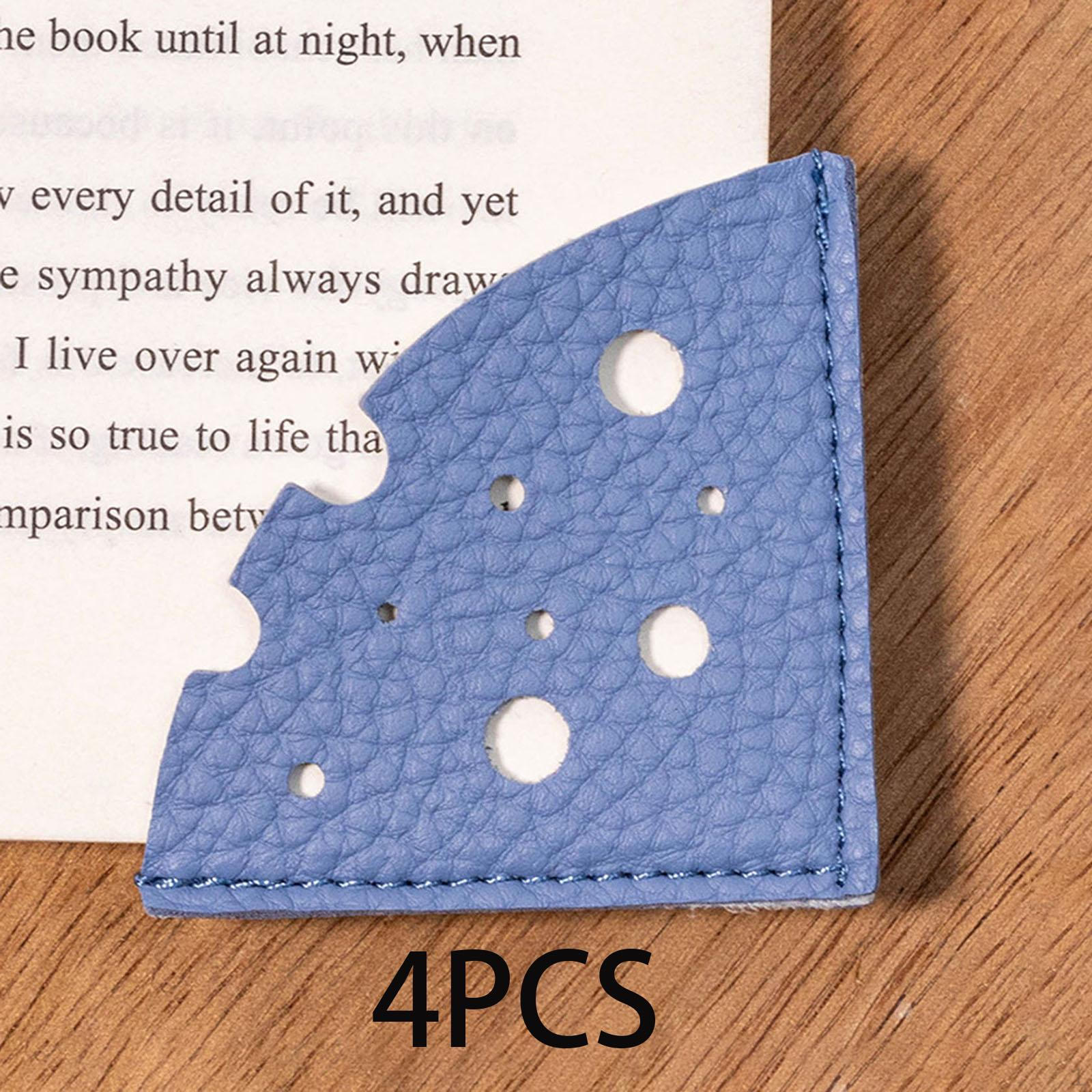 

4 шт. Кутові сторінки Закладки Кліпи Маркер ПУ Книжкові знаки для дітей, дорослих, школи