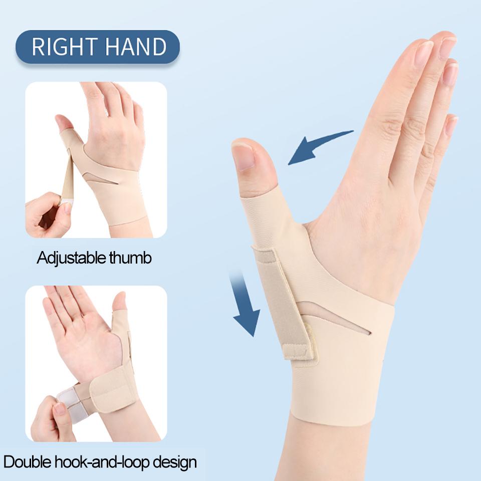 

1Pcs Thin Light Wrist Guard Hand Joint Sprain Protector Thumb Fixation Corrector for Men Women Support S